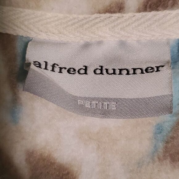 Petite zip up floral sweater jacket sweatshirt - Picture 6 of 6